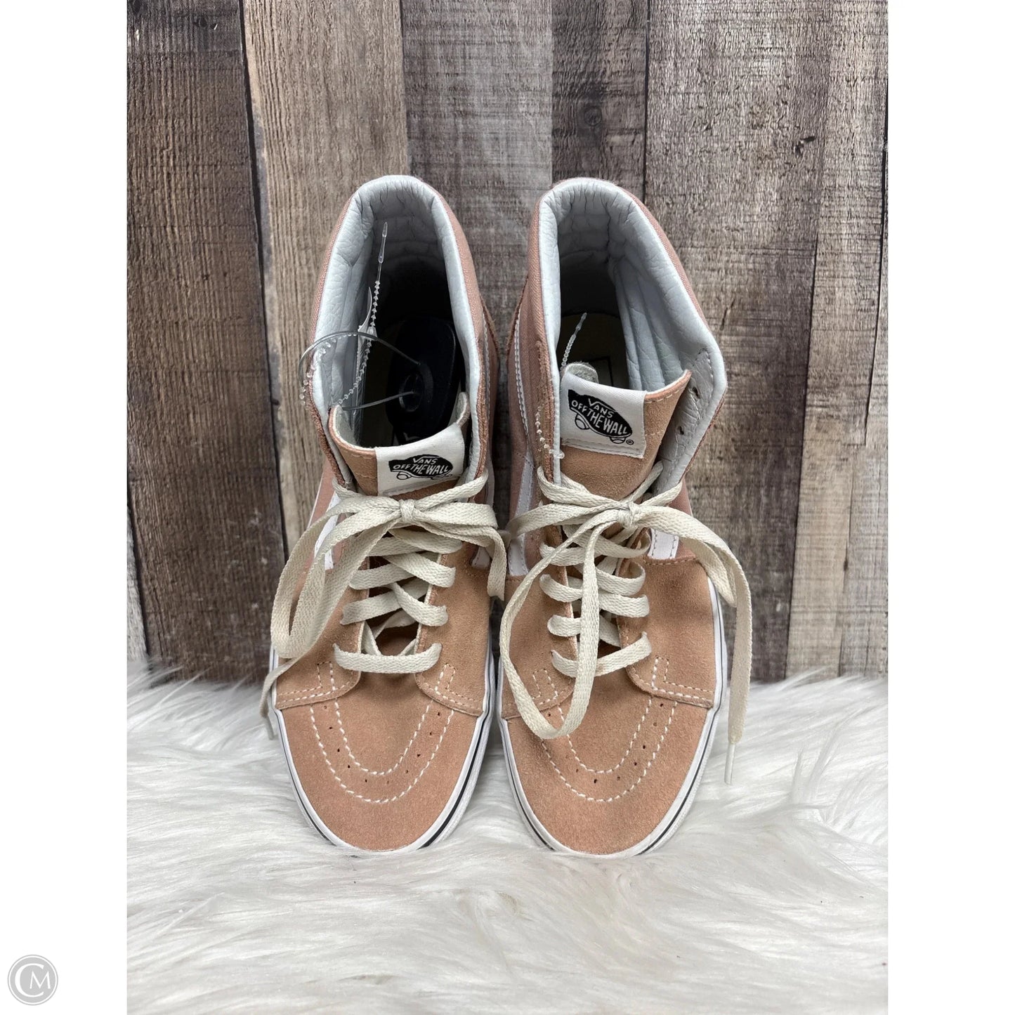 Shoes Sneakers By Vans In Coral, Size: 8