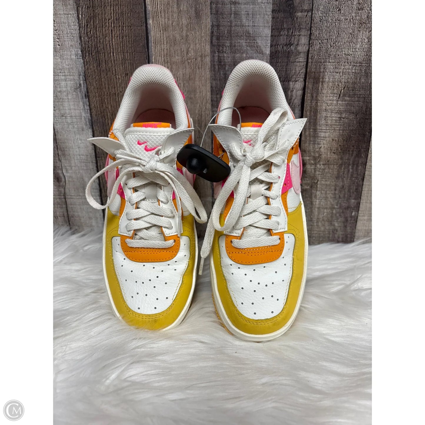 Shoes Athletic By Nike In Orange & Pink, Size: 8