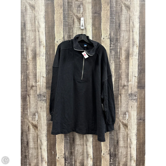 Sweatshirt Collar By Old Navy In Black, Size: 4x