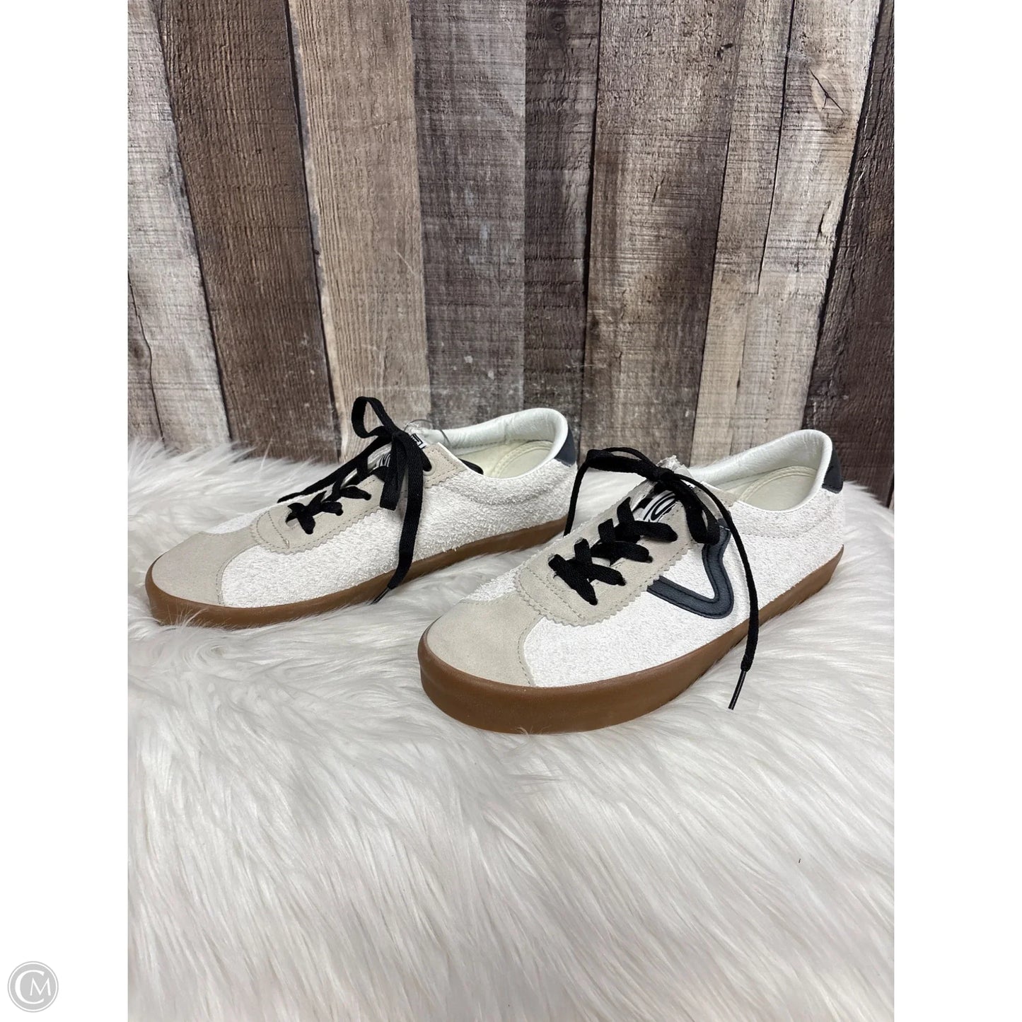 Shoes Sneakers By Vans In White, Size: 9.5
