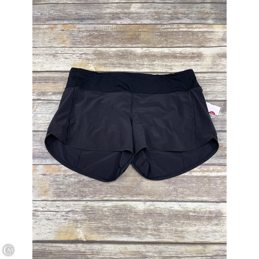 Athletic Shorts By Lululemon In Black, Size: 12
