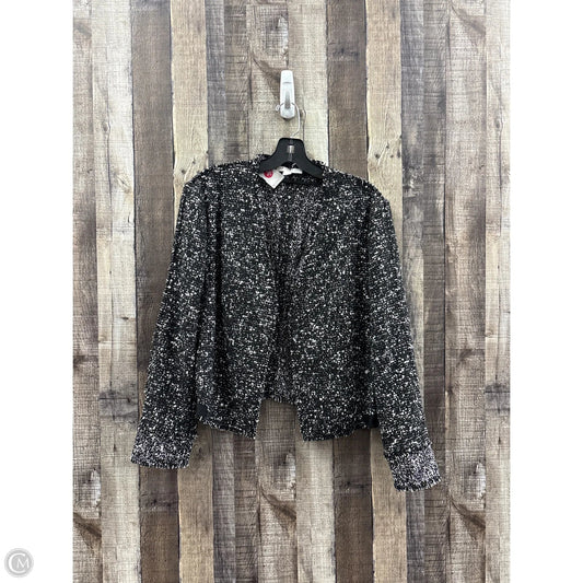 Blazer By Clothes Mentor In Black & White, Size: M