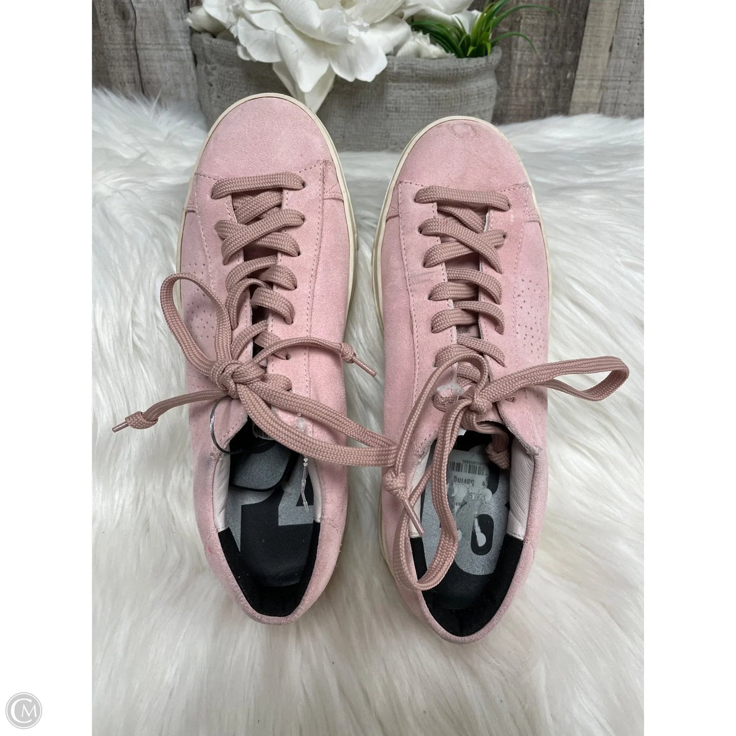 Shoes Sneakers By P448 In Pink, Size: 8
