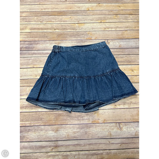 Skirt Mini & Short By Angie In Blue, Size: L