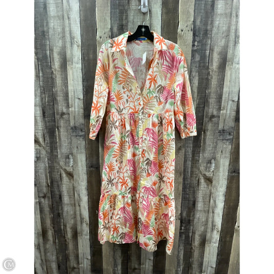 Dress Casual Maxi By J Mclaughlin In Multi-colored, Size: S