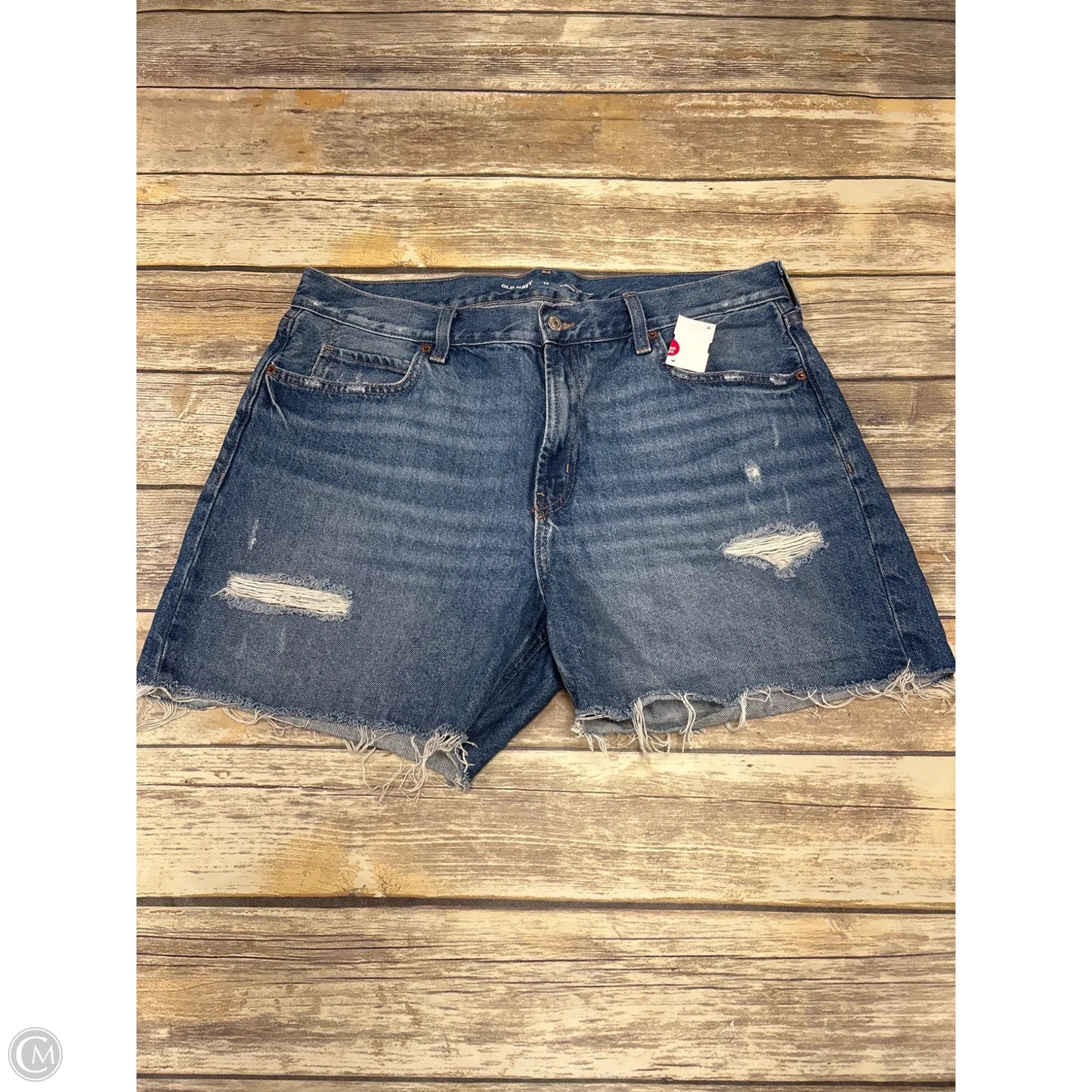 Shorts By Old Navy In Blue Denim, Size: 14