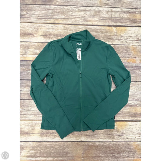 Athletic Jacket By Flx In Green, Size: S