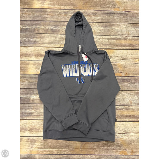 Sweatshirt Hoodie By Cmf In Silver, Size: L