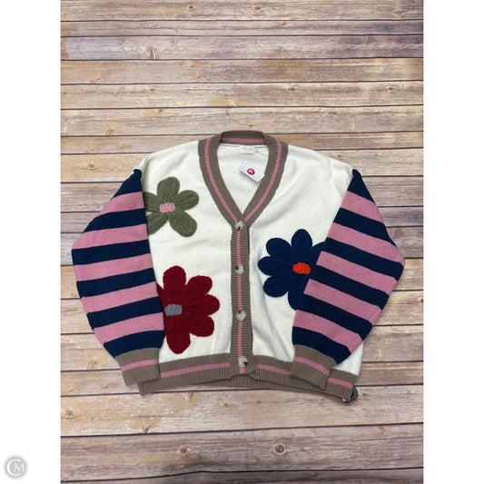 Sweater Cardigan By Dreamers In Multi-colored, Size: Xs