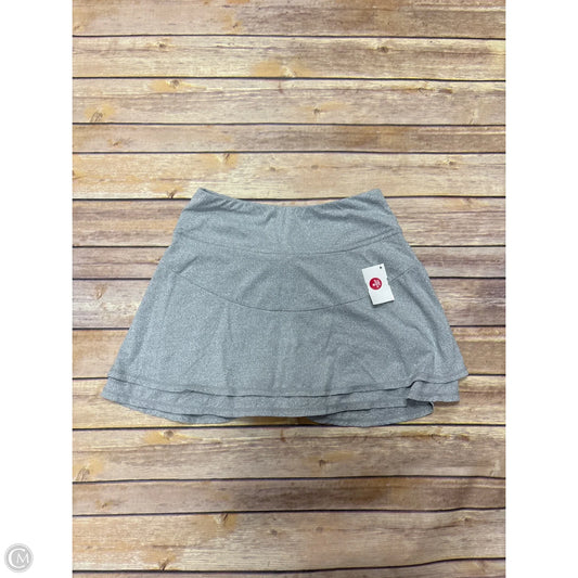 Athletic Skort By Kyodan In Silver, Size: S
