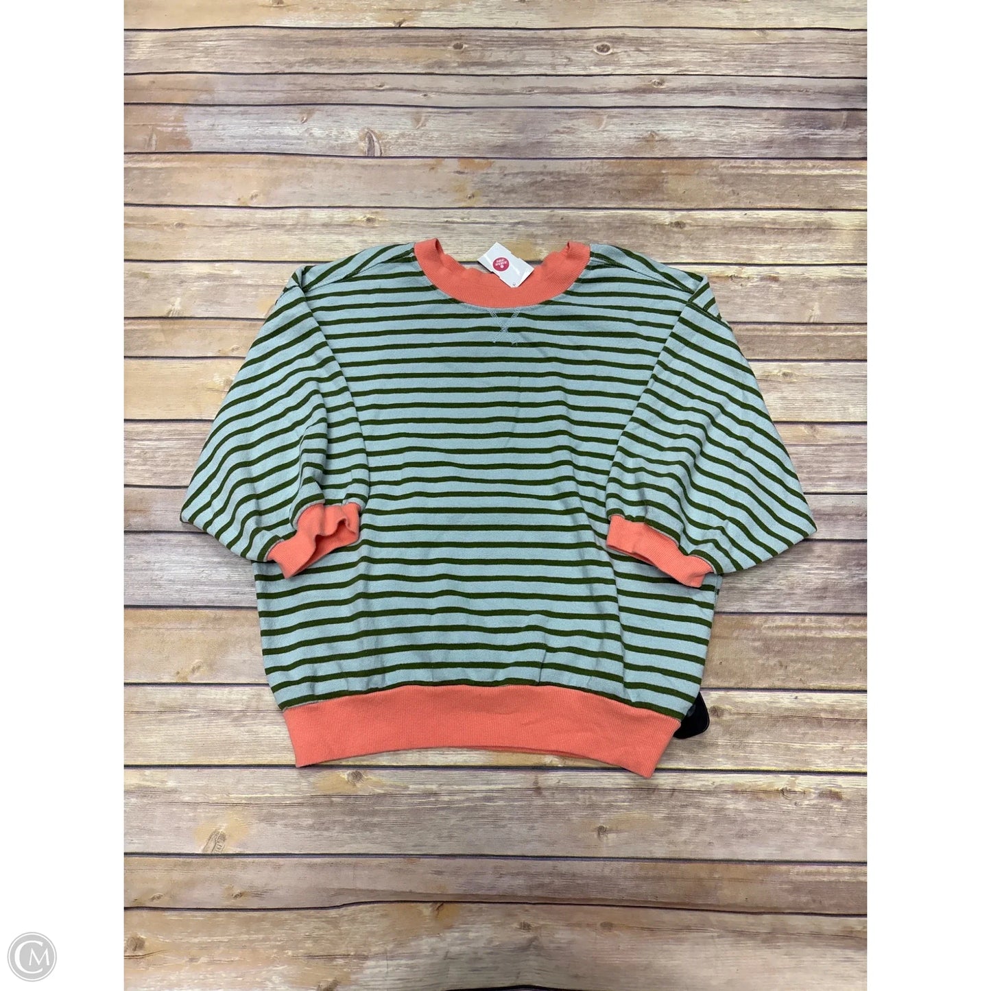 Sweatshirt Crewneck By Pilcro In Striped Pattern, Size: S