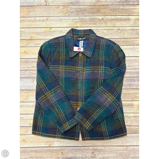 Blazer By Sag Harbor In Plaid Pattern, Size: Xl