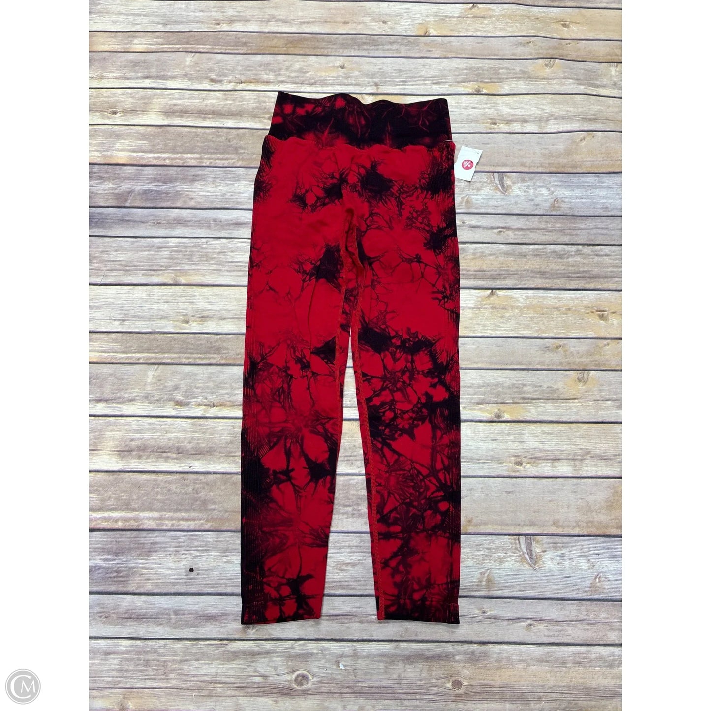 Athletic Leggings By Cmf In Tie Dye Print, Size: M
