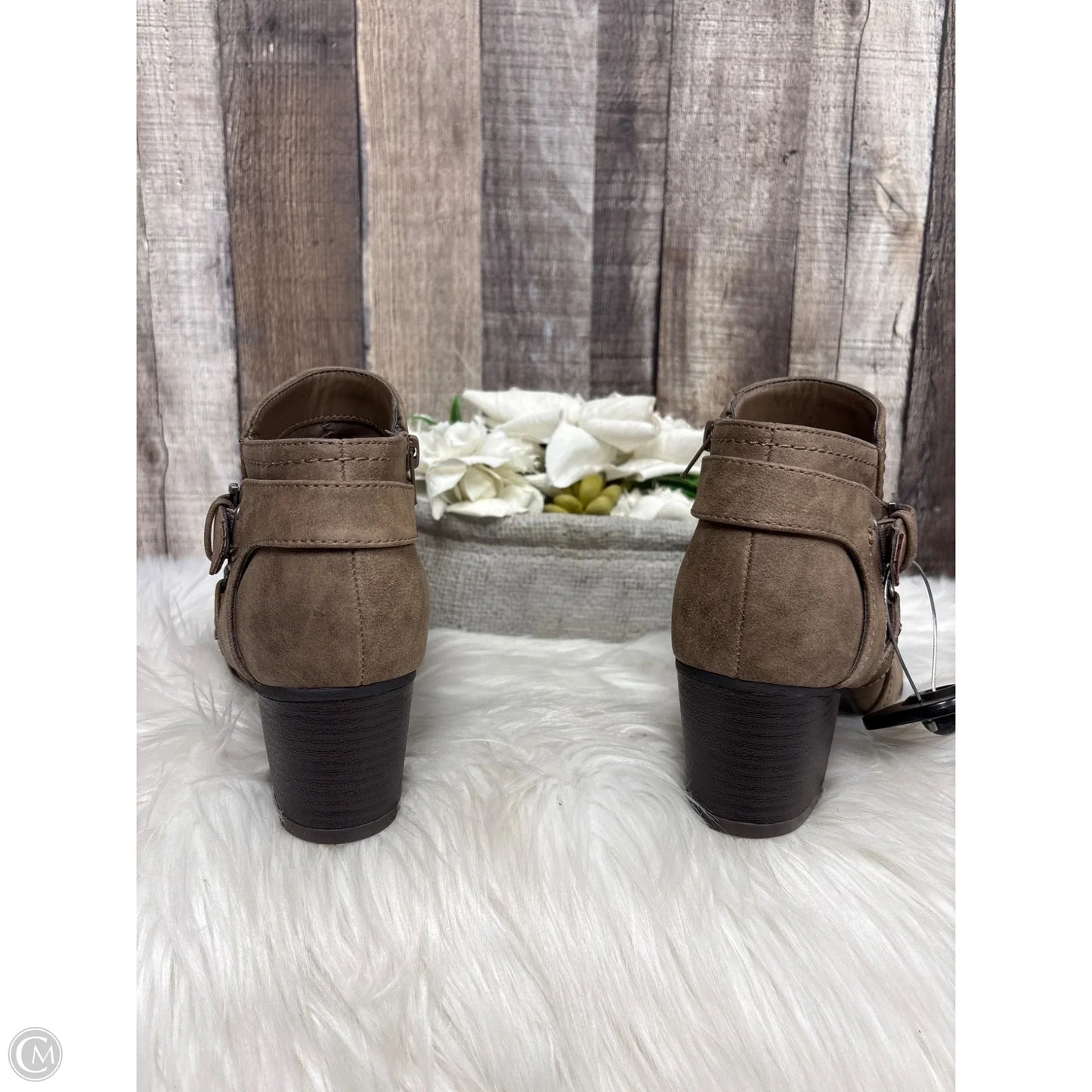 Boots Ankle Heels By Indigo Rd In Taupe, Size: 7.5