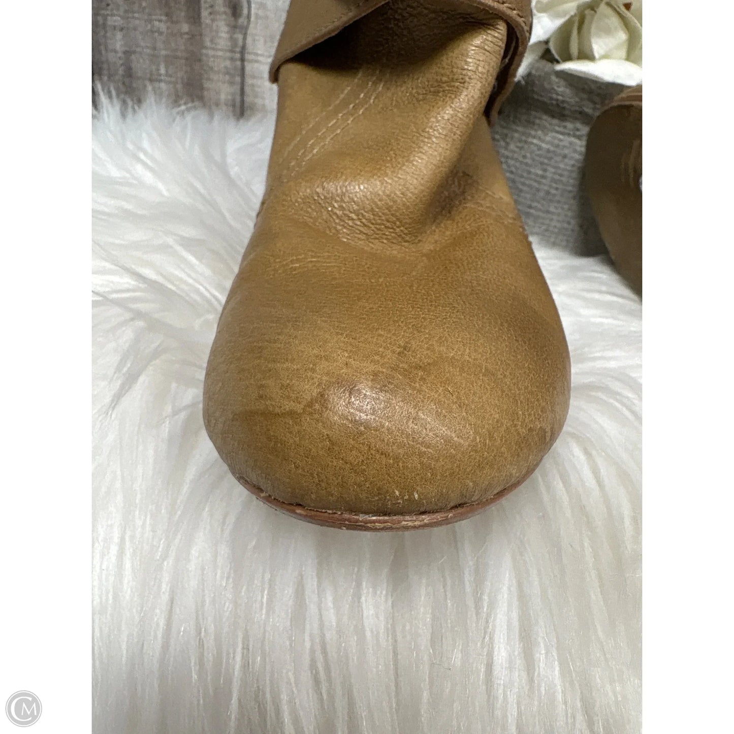 Boots Ankle Heels By Kelly And Katie In Tan, Size: 7