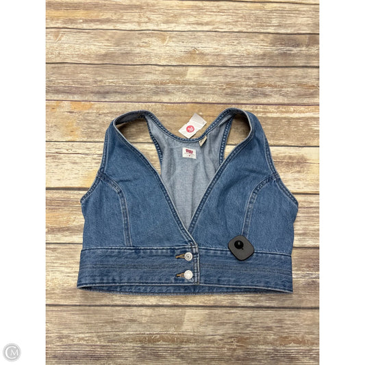Vest Other By Levis In Blue Denim, Size: M