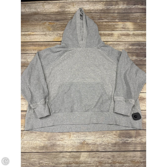 Sweatshirt Hoodie By Aerie In Grey, Size: Xxl