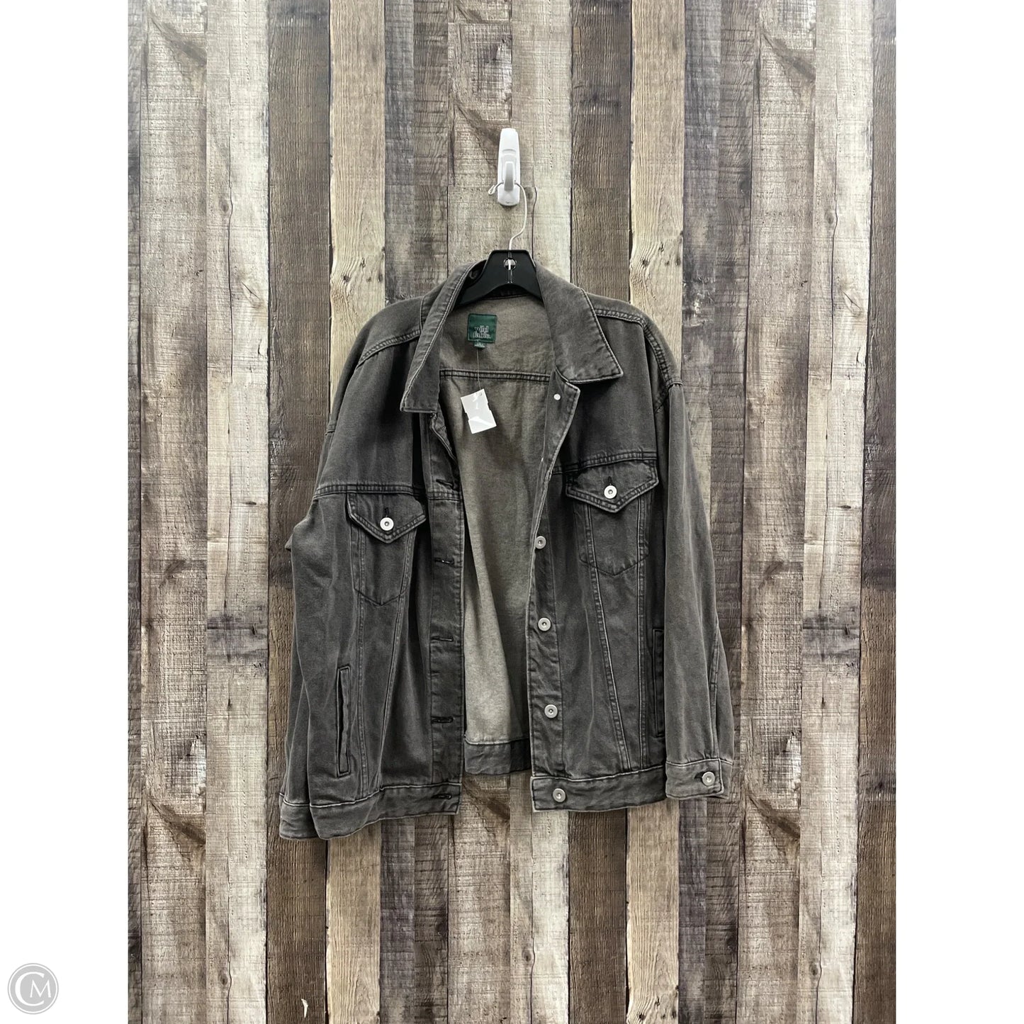 Jacket Denim By Wild Fable In Black Denim, Size: L