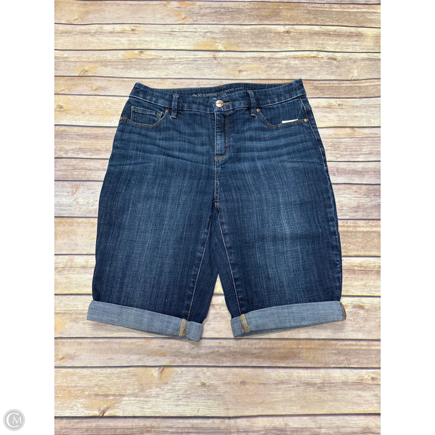 Shorts By Chicos In Blue Denim, Size: 2