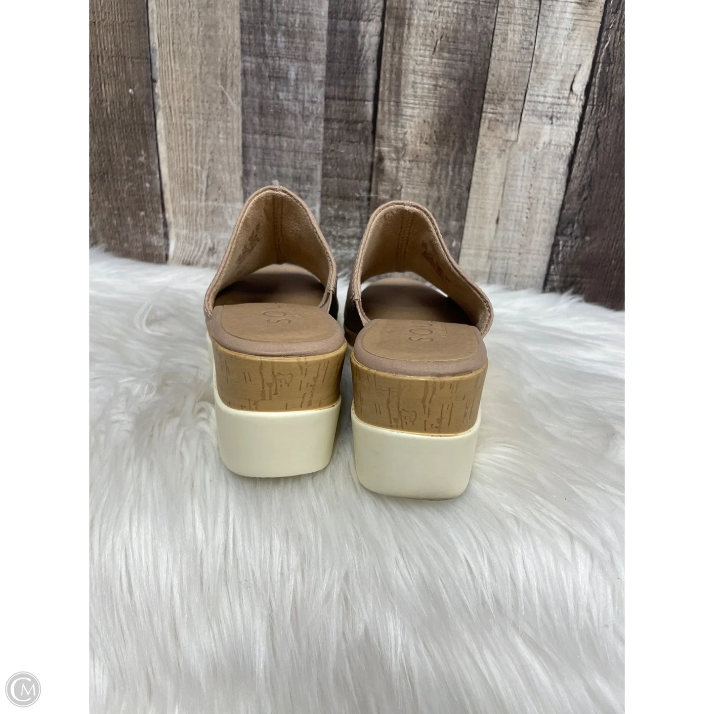 Shoes Heels Wedge By Naturalizer In Beige, Size: 6