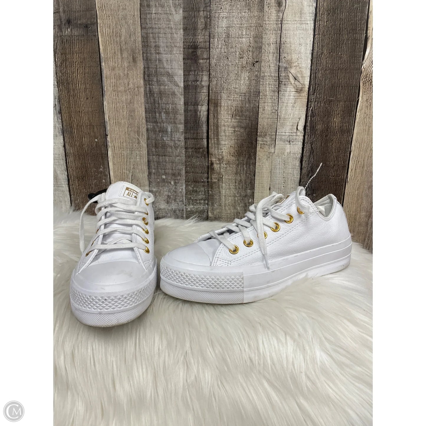 Shoes Athletic By Converse In White, Size: 7