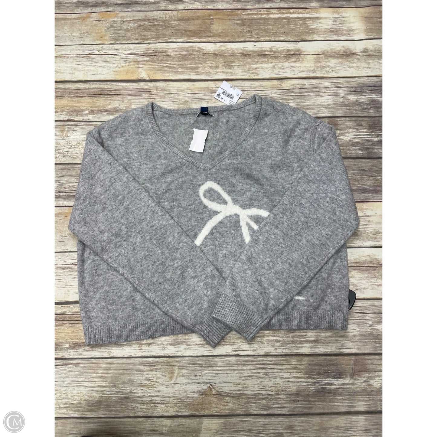 Sweater By American Eagle In Grey, Size: L
