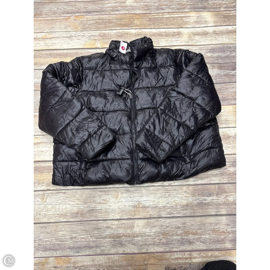 Jacket Puffer & Quilted By Time And Tru In Black, Size: 1x