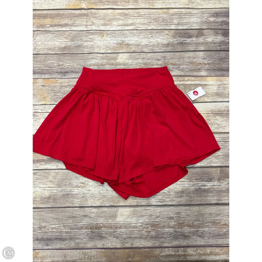 Athletic Shorts By Cmf In Red, Size: L