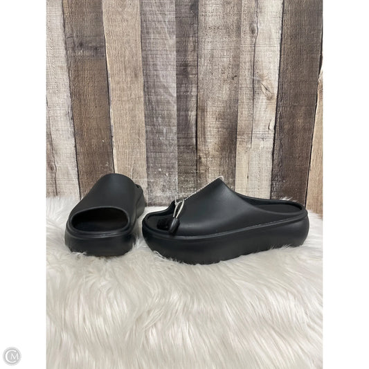 Sandals Heels Wedge By Calia In Black, Size: 8