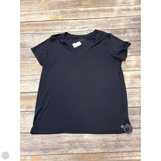 Athletic Top Short Sleeve By Gapfit In Black, Size: Xl