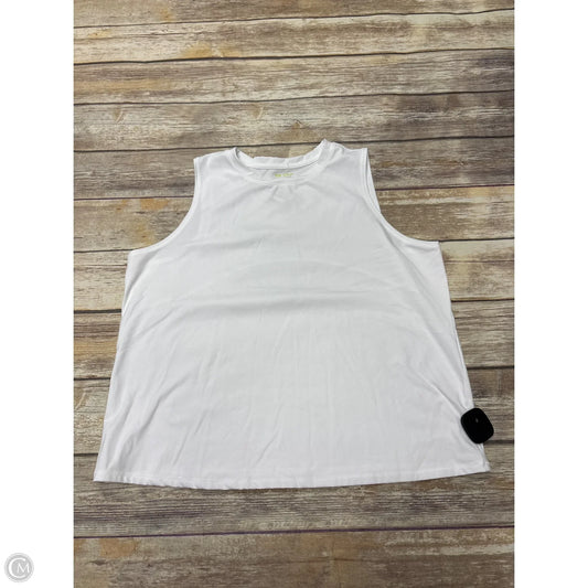 Athletic Tank Top By Tek Gear In White, Size: Xl