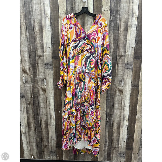 Dress Casual Maxi By Anthropologie In Multi-colored, Size: M