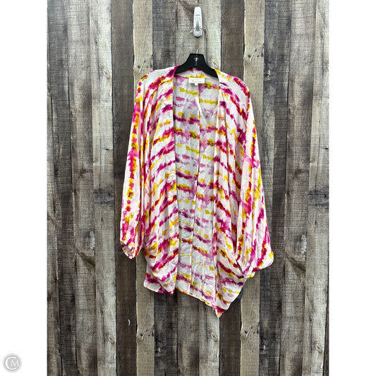 Cardigan By Anthropologie In Tie Dye Print, Size: Osfm
