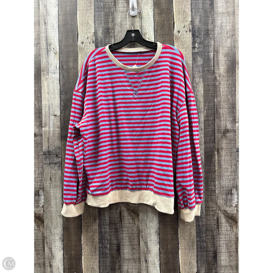 Sweatshirt Crewneck By Cmf In Striped Pattern, Size: Xl