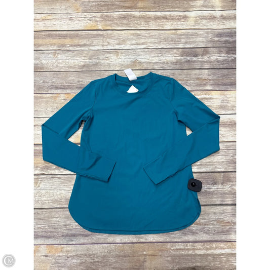 Athletic Top Long Sleeve Crewneck By Cmf In Teal, Size: Xs