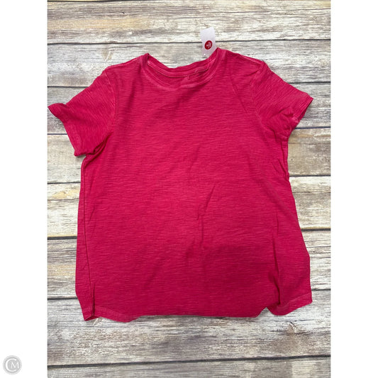 Top Short Sleeve By Pilcro In Pink, Size: Xs
