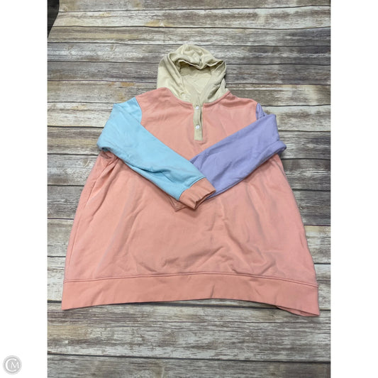 Sweatshirt Hoodie By Lands End In Multi-colored, Size: 3x