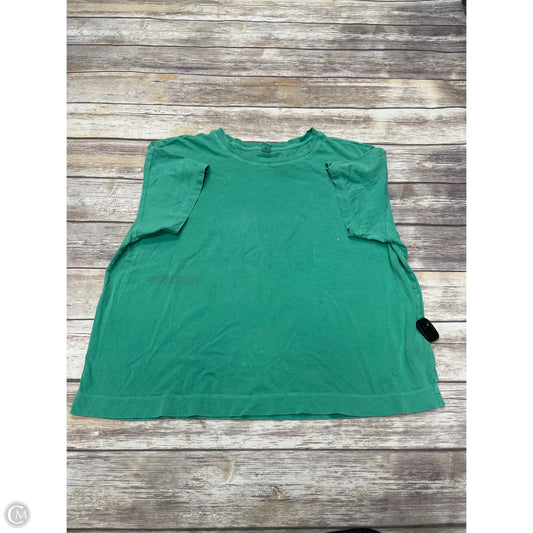 Top Short Sleeve Basic By Old Navy In Green, Size: Xxl
