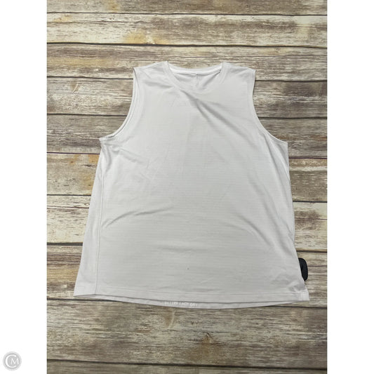 Athletic Tank Top By Lululemon In White, Size: S