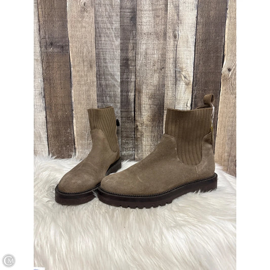 Boots Ankle Flats By Blondo In Tan, Size: 7.5