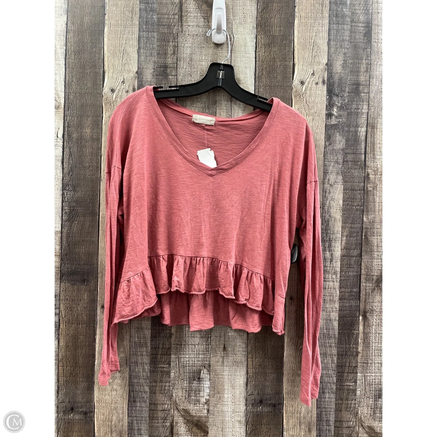 Top Long Sleeve By Altard State In Pink, Size: Xs