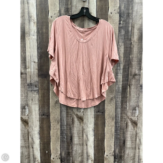 Top Short Sleeve By Lululemon In Pink, Size: S