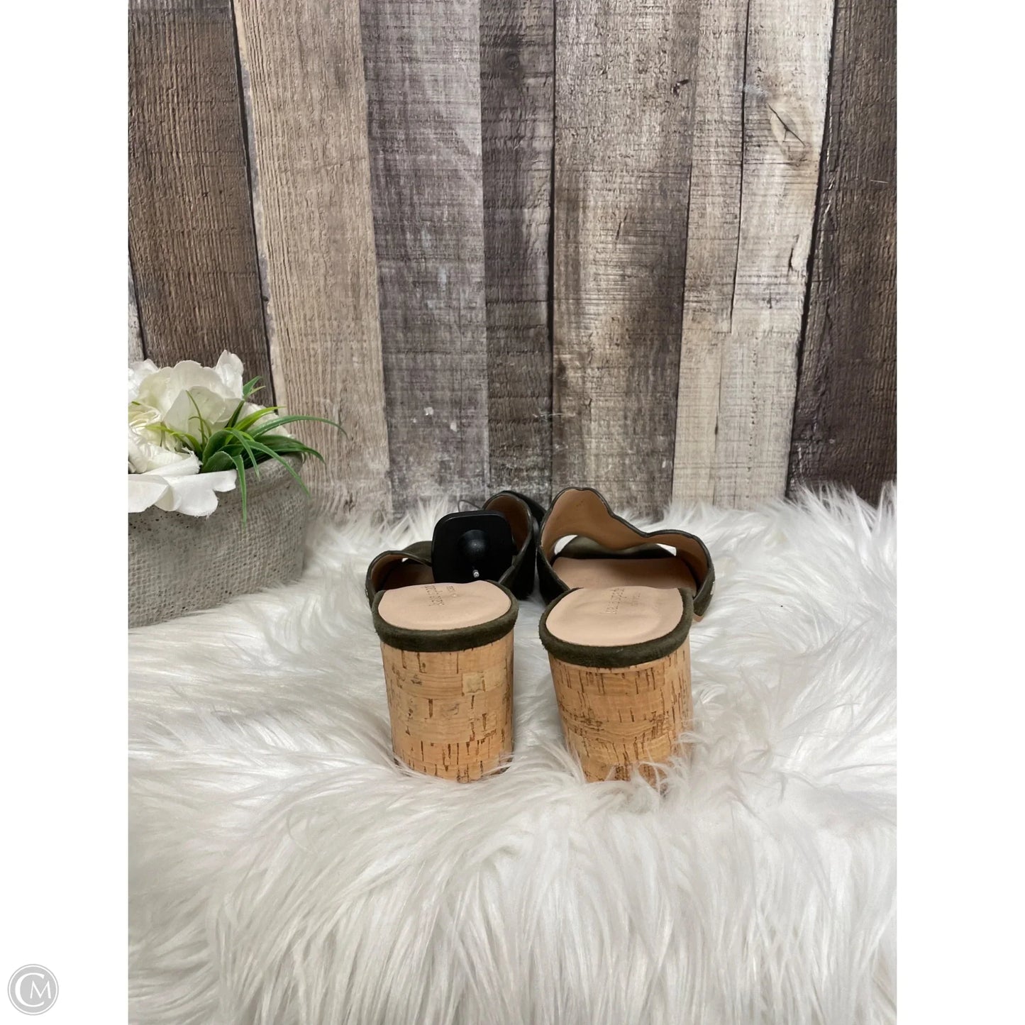 Shoes Designer By Kate Spade In Green, Size: 8.5