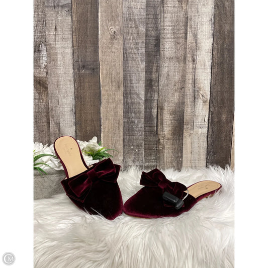 Shoes Designer By Kate Spade In Red, Size: 9