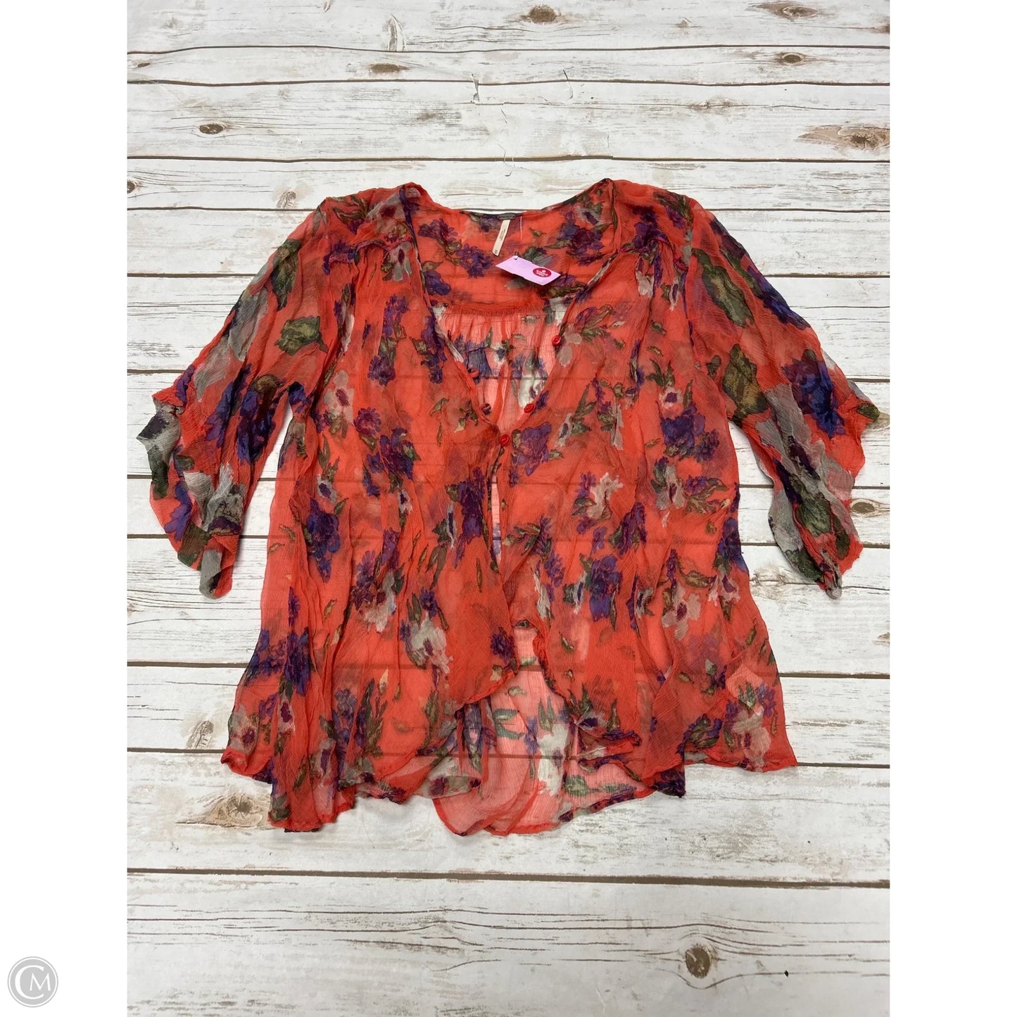 Kimono By Free People In Coral, Size: M