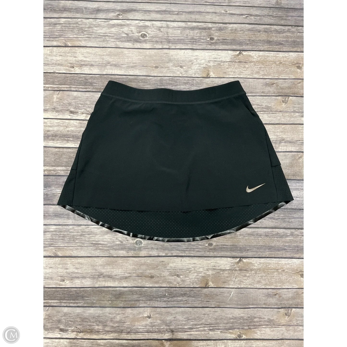 Athletic Skirt By Nike In Black, Size: S