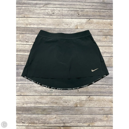 Athletic Skirt By Nike In Black, Size: S