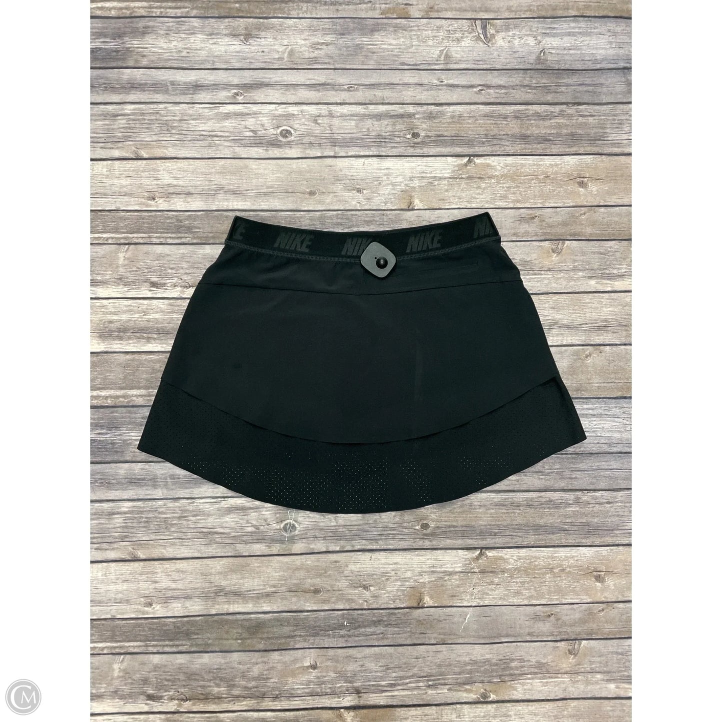 Athletic Skirt By Nike In Black, Size: S