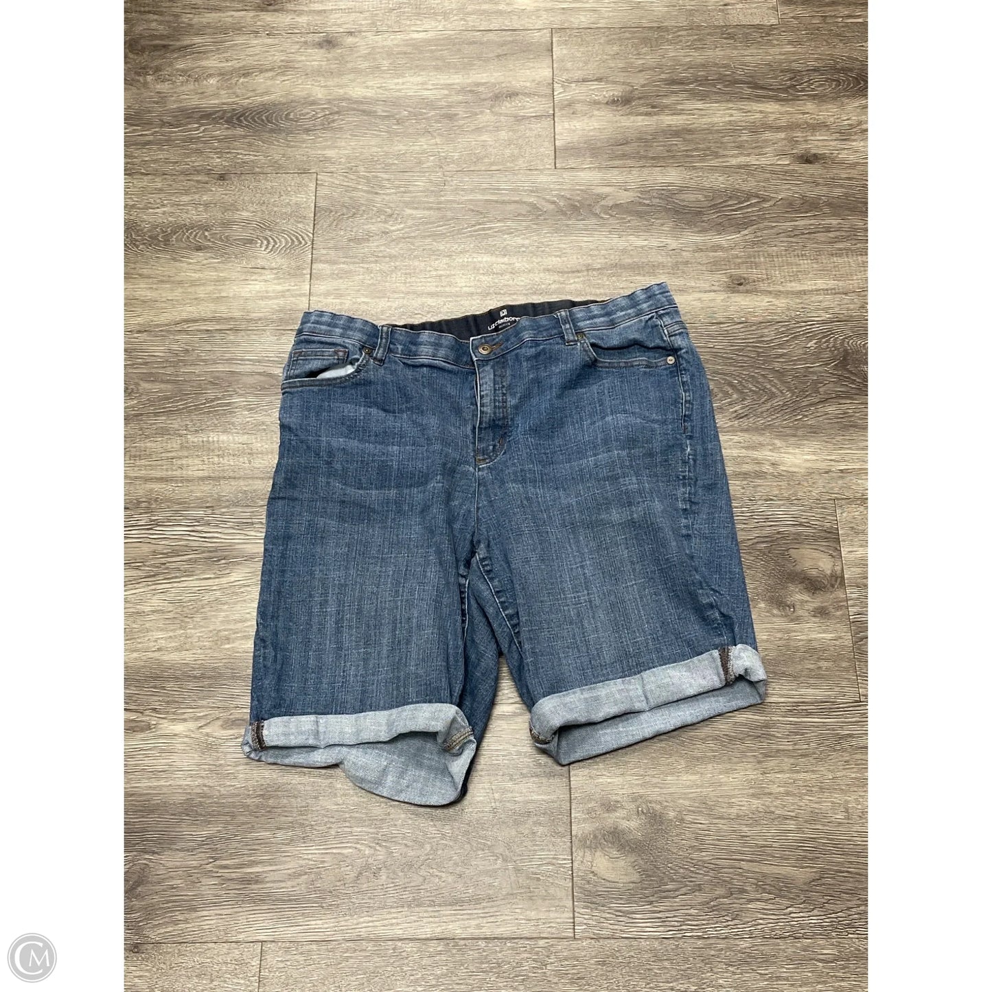 Shorts By Liz Claiborne In Blue Denim, Size: 16