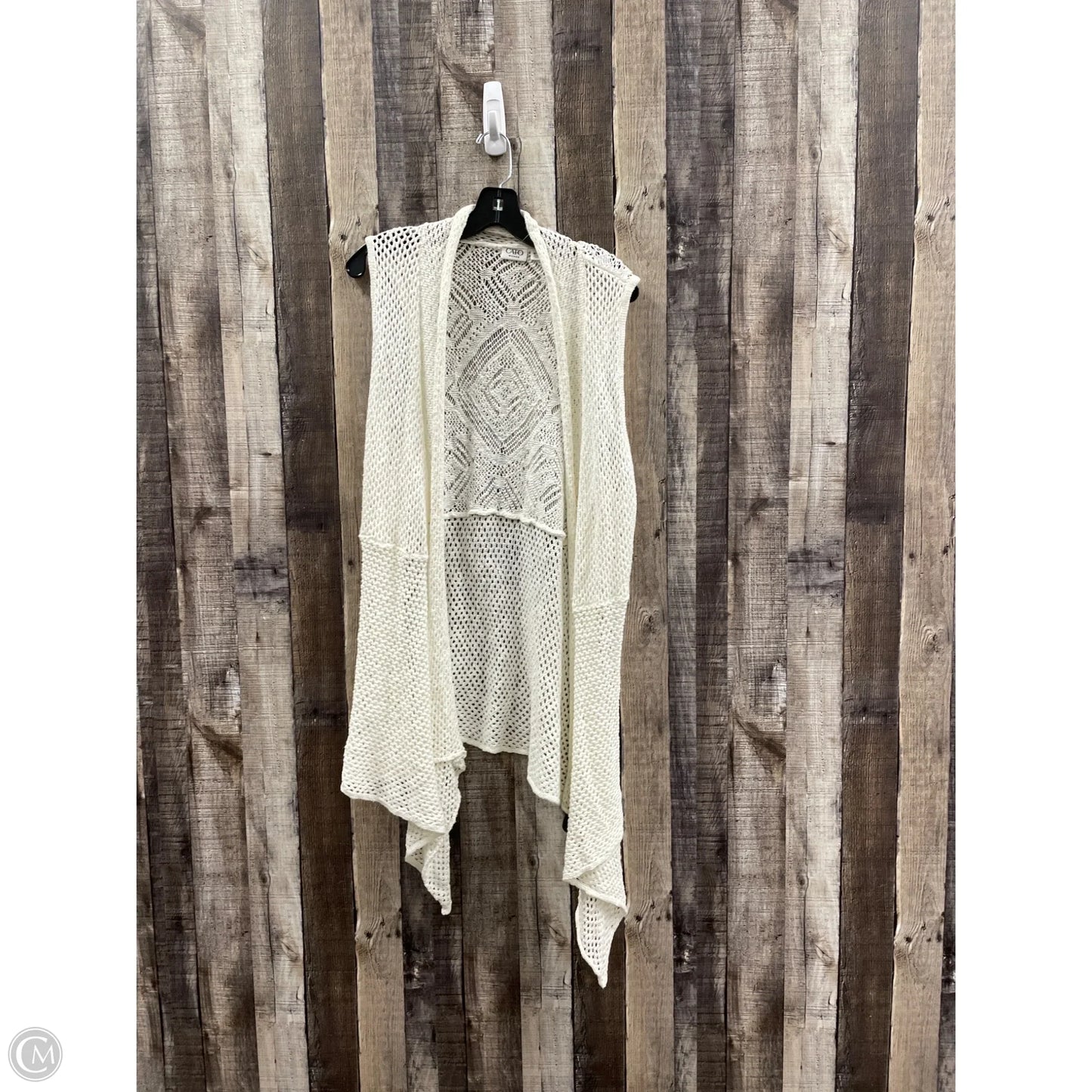 Cardigan By Cato In Cream, Size: 18